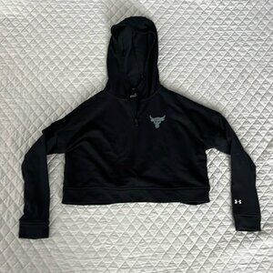 Project Rock Under Armour Cropped hoodie size xs